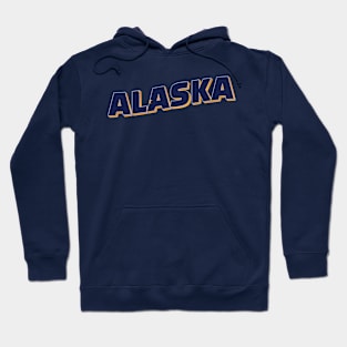 Alaska vintage style retro souvenir Hoodie